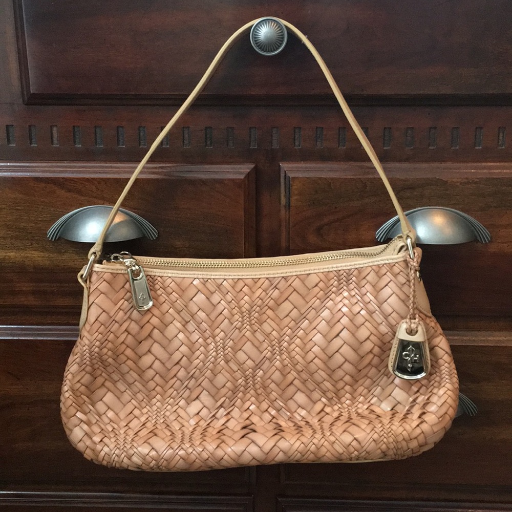 Cole Haan light tan shoulder bag